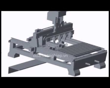 Thiết kế, tích hợp và chế tạo máy CNC 4 trục 2 đầu tượng kết hợp đục phẳng