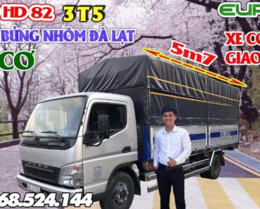 Tồn Kho Xe Tải Fuso 3T5 đời 2016 Ga Cơ Mẫu Thùng Bửng Nhôm Đà Lạt | Fuso Canter 3.5T ☎️ 0968524144