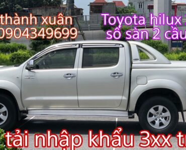 Toyota Hilux 2010 máy dầu 2 cầu 3.0 mẫu bán tải nhập khẩu siêu bền giá 3xx ace quan tâmlh:0904349699