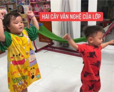 Trà Sữa và Ốc Tiêu là hai cây văn nghệ chủ lực của trường mầm non “khoai lang” mà không nhớ bài…