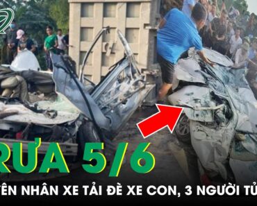 Trưa 5/6: Nguyên Nhân Xe Tải Đè Xe Con Làm 3 Người Tử Vong; Tài Xế Audi Có Khả Năng Thêm Tội | SKĐS