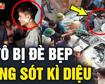 Trùng hợp KÌ LẠ vụ Xe Tải LẬT ĐÈ BẸP Ô tô, 1 Thanh Niên Sống Sót KÌ DIỆU – TIN GIẢI TRÍ