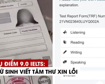 Vụ lùm xùm điểm 9.0 IELTS: Nữ sinh viết tâm thư xin lỗi, thầy giáo bỏ qua