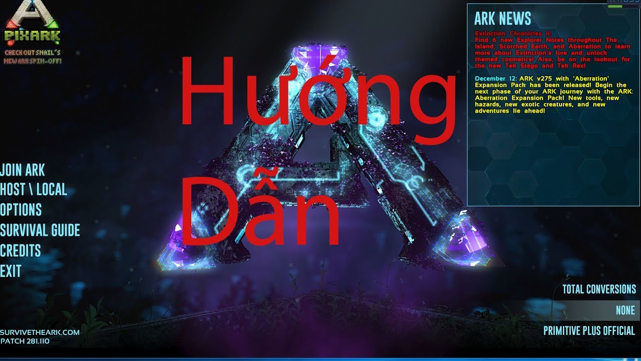 hướng dẫn tải và cài game #1 : ARK SURVIVAL EVOLVED  crack chơi được như bản quyền