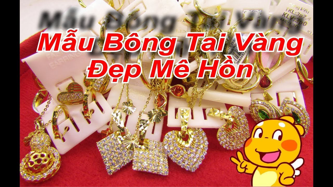 s2 Gold – Mẫu Bông Tai Vàng Đẹp Mê Hồn – Gold earrings